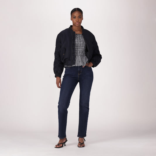 LEVI'S® WOMEN'S WEDGIE SLIM JEANS - MED INDIGO - WORN IN