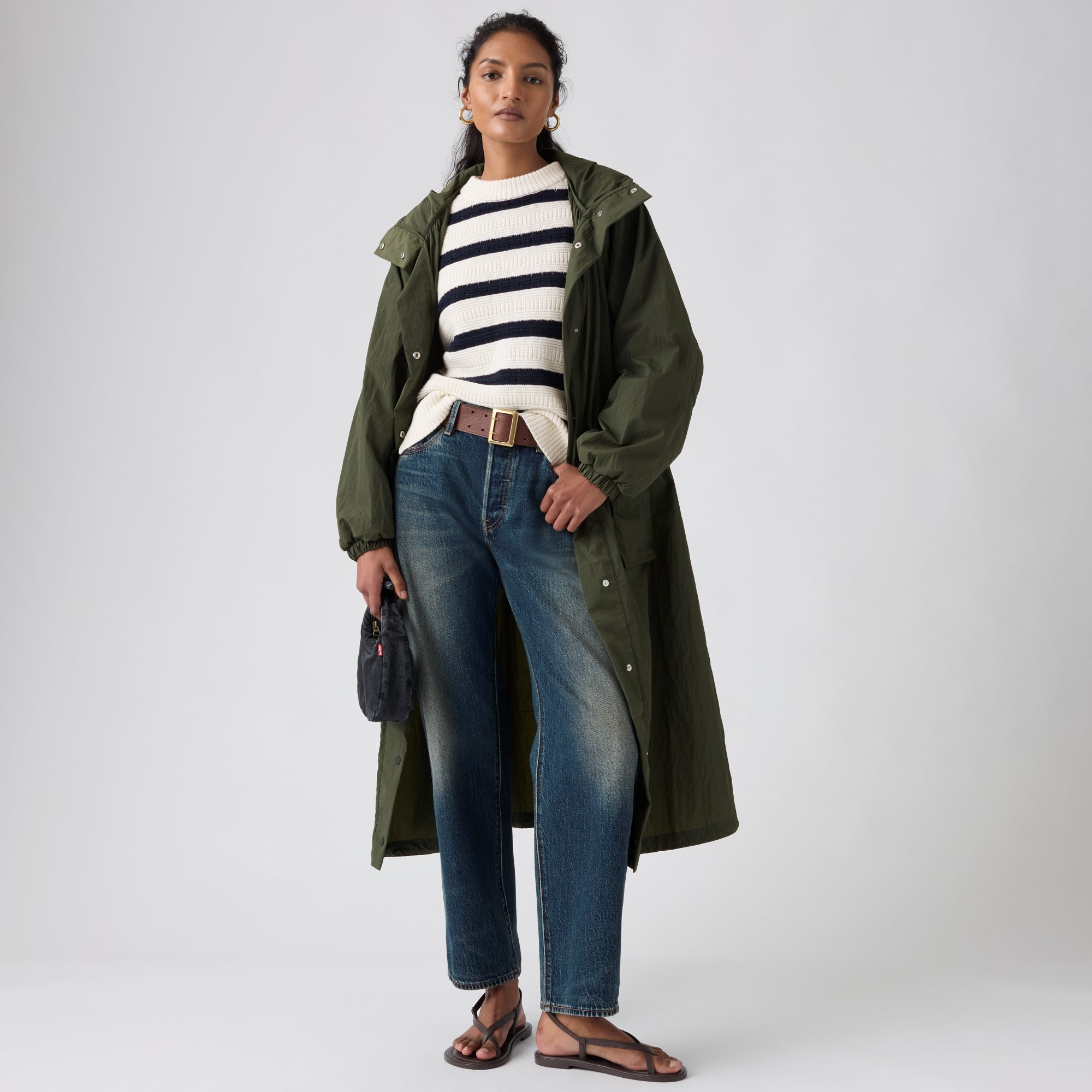 LEVI'S® WOMEN'S SIMONE LONG BUBBLE PARKA - MULTI COLOUR
