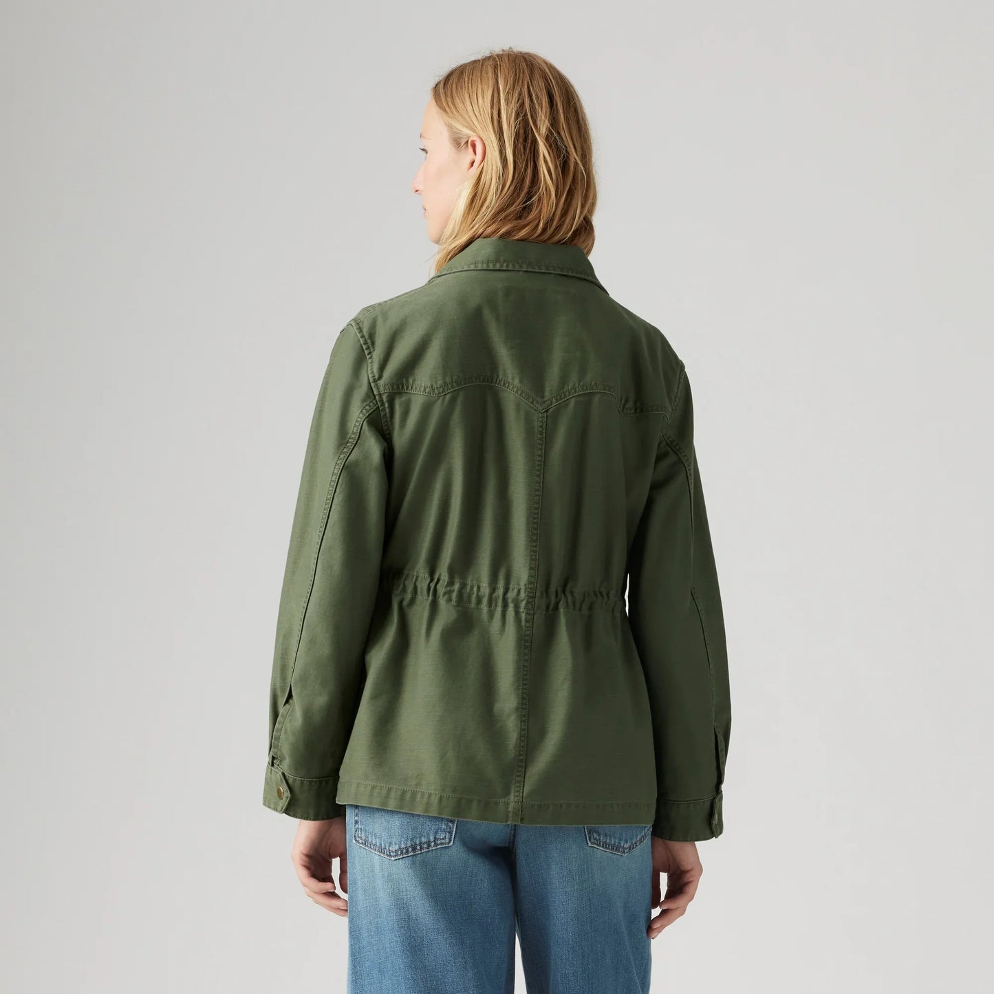 LEVI'S® WOMEN'S KARLIE UTILITY JACKET - GREEN
