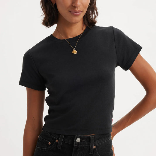 LEVI'S® WOMEN'S ESSENTIAL SPORTY T-SHIRT - BLACK
