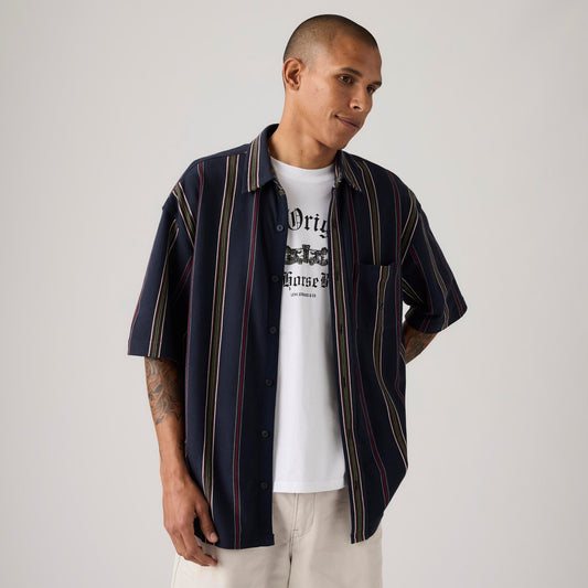 LEVI'S® MEN'S SHORT-SLEEVE DAWSON PIQUE SHIRT - MULTI COLOUR