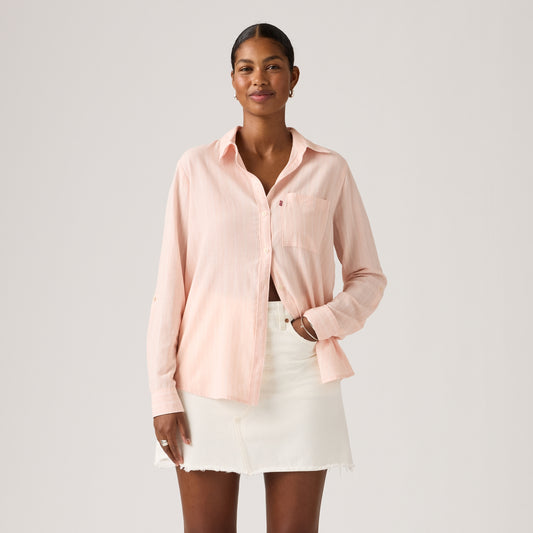 LEVI'S® WOMEN'S DARLENE UTILITY SHIRT - MULTI COLOUR