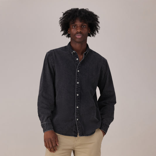 LEVI'S® MEN'S AUTHENTIC BUTTON-UP SHIRT - BLACK