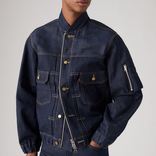 LEVI’S® X SACAI MEN'S BLOUSON JACKET - RIGID BLUE
