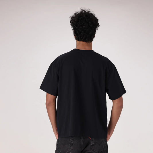 LEVI'S® MEN'S CROPPED BOXY TEE - BLACK