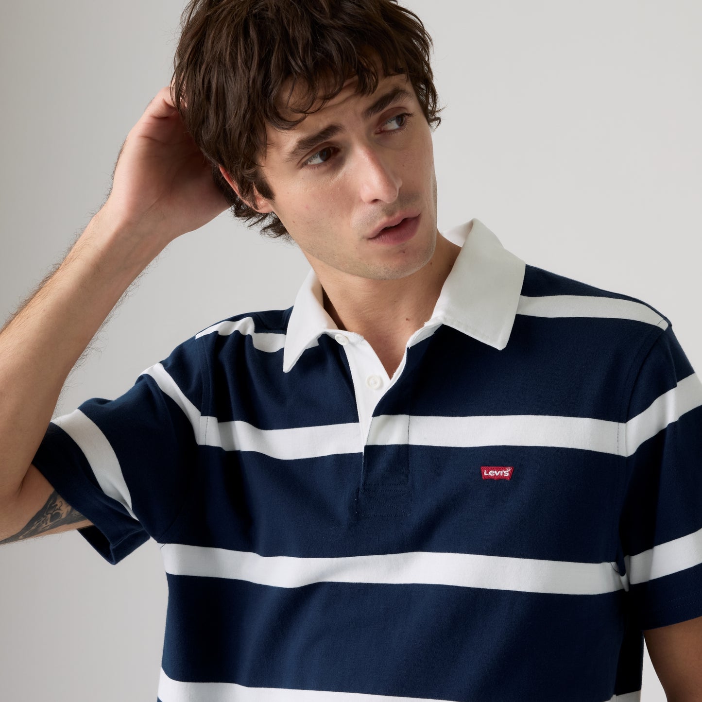 LEVI'S® MEN'S CLASSIC SHORT-SLEEVE RUGBY SHIRT - MULTI COLOUR