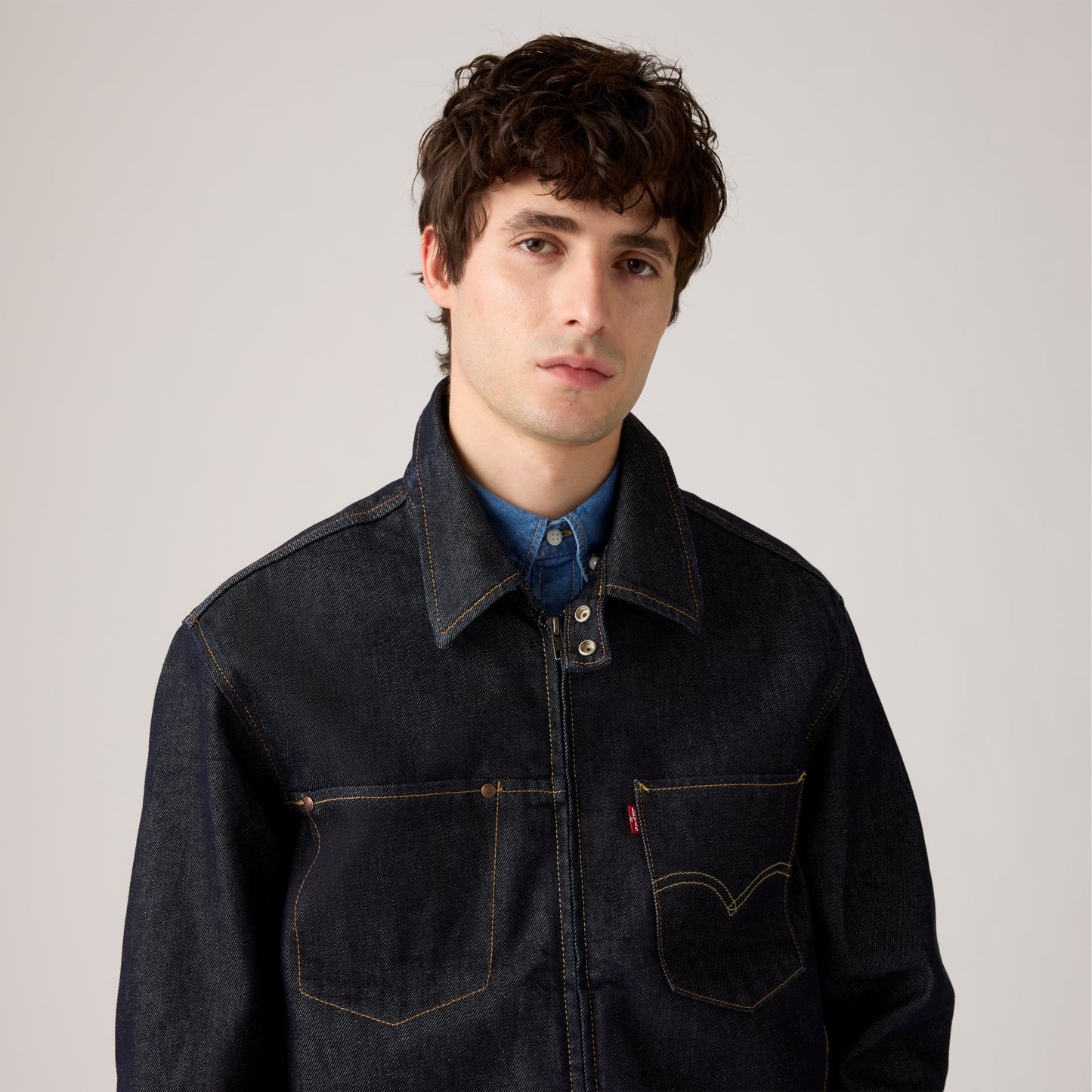 LEVI'S® MEN'S TWIST TRUCKER JACKET - BLUE