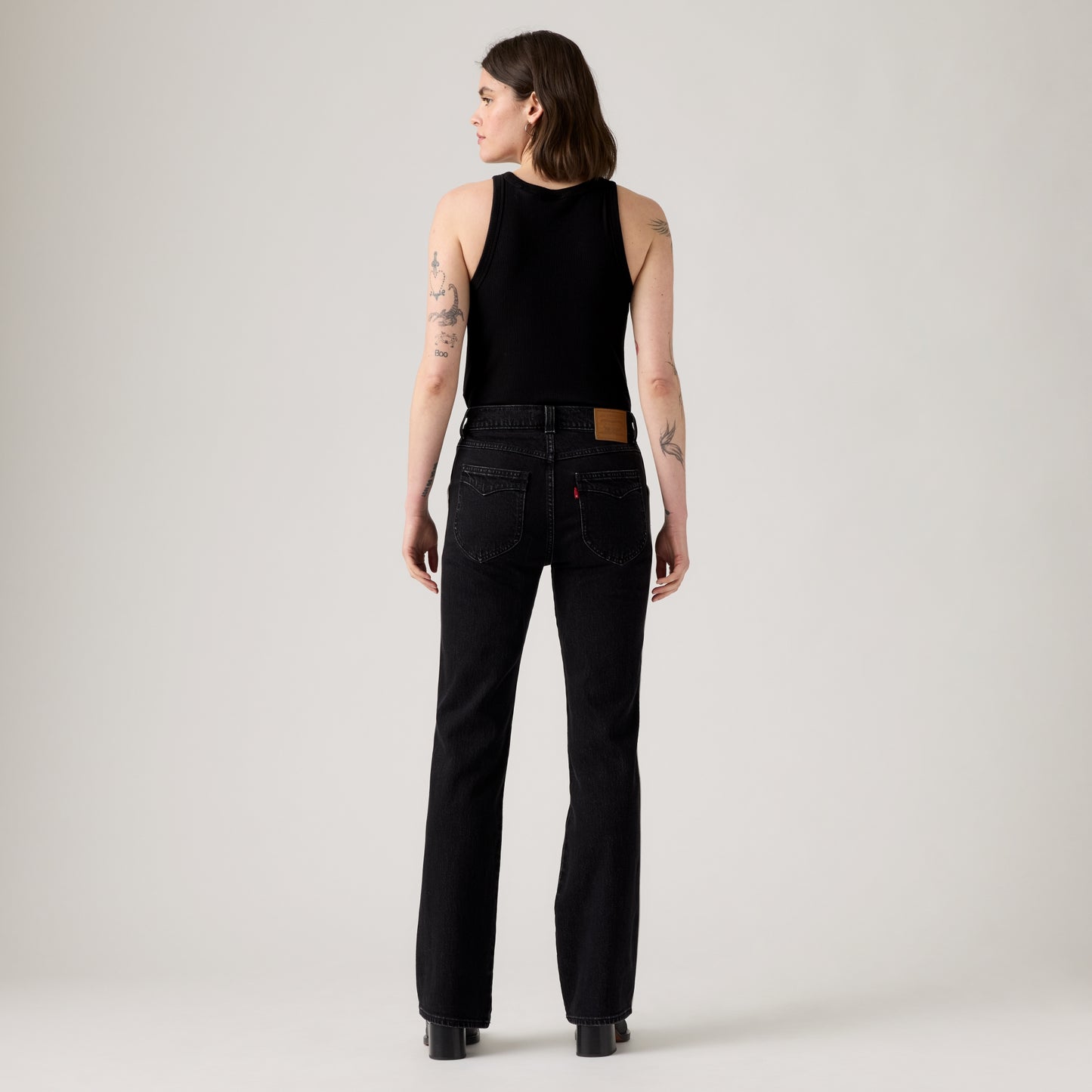 LEVI'S® WOMEN'S WEDGIE BOOTCUT JEANS - BLACK