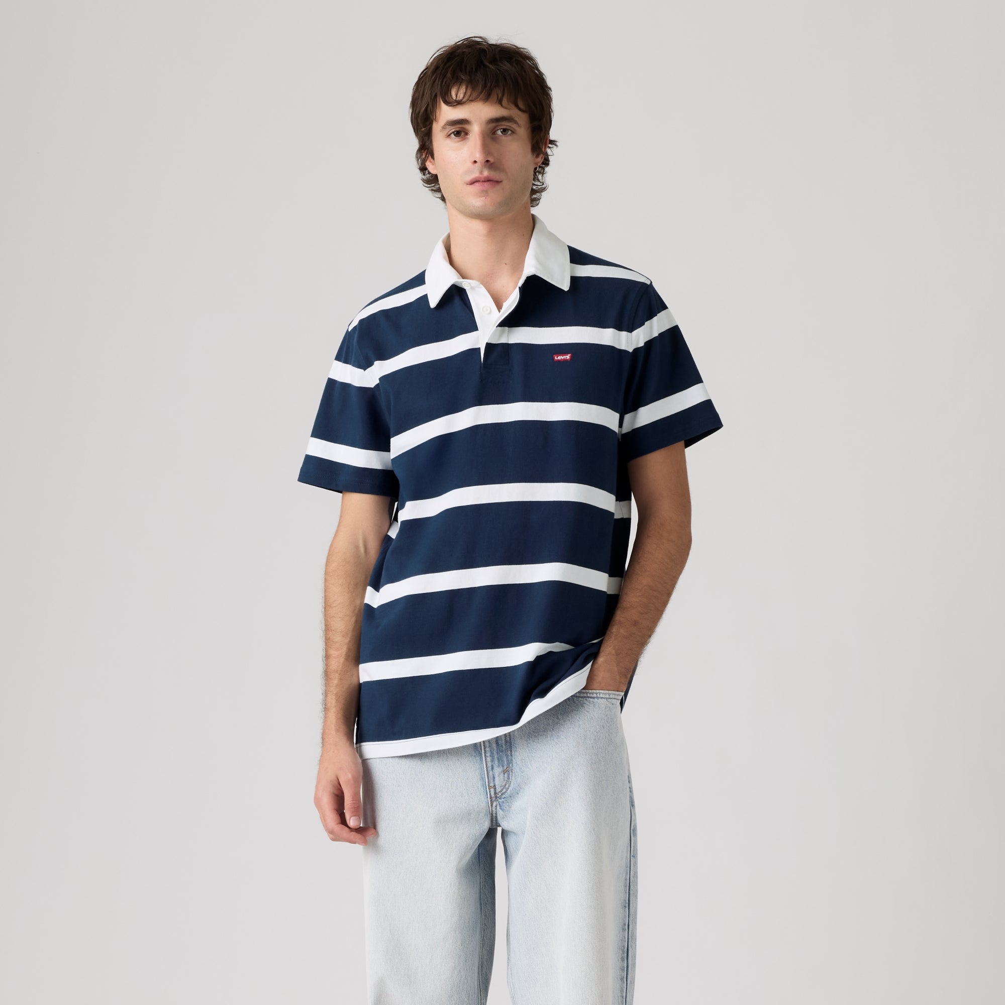 LEVI'S® MEN'S CLASSIC SHORT-SLEEVE RUGBY SHIRT - MULTI COLOUR