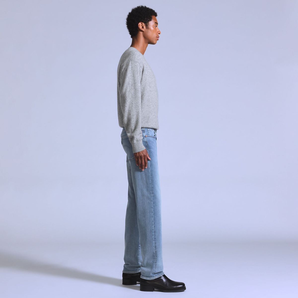 LEVI'S® BLUE TAB™ MEN'S 502™ TAPER JEANS - MED INDIGO - WORN IN