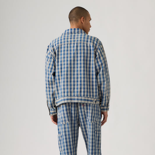 LEVI'S® MEN’S SUNRISE TRUCKER JACKET - MED INDIGO - WORN IN