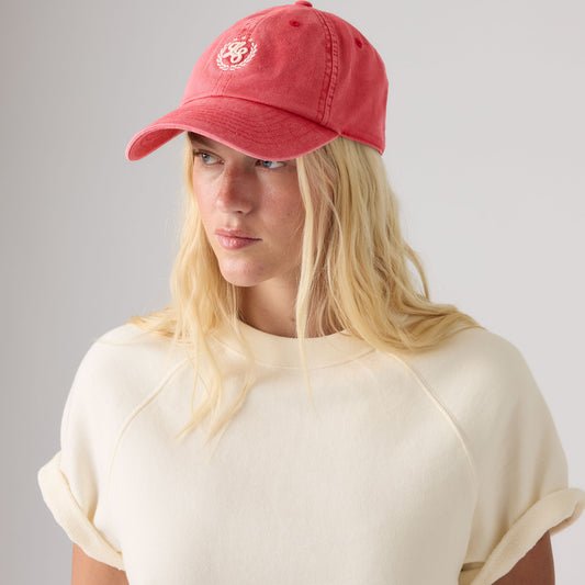 LEVI'S® WOMEN'S VARSITY BASEBALL CAP - REDS