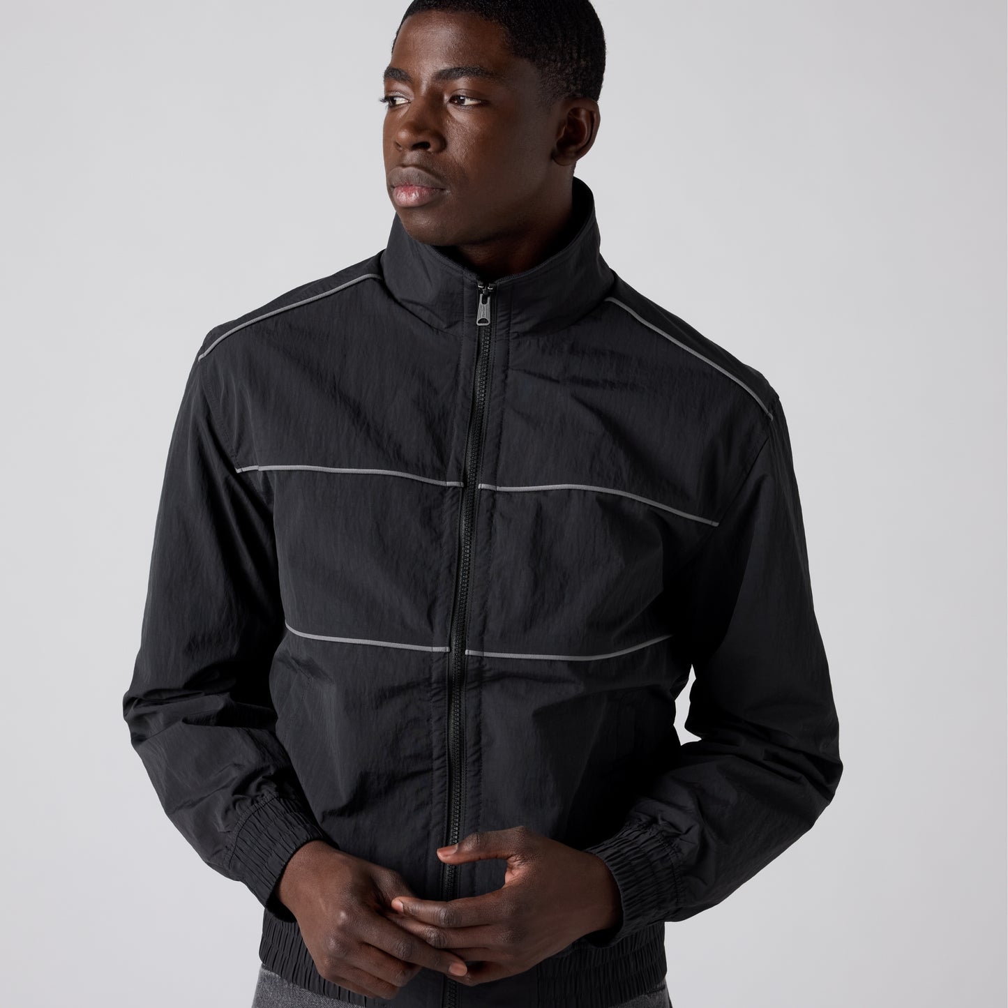 LEVI'S® MEN'S HEIGHTS PIPPING JACKET - BLACK