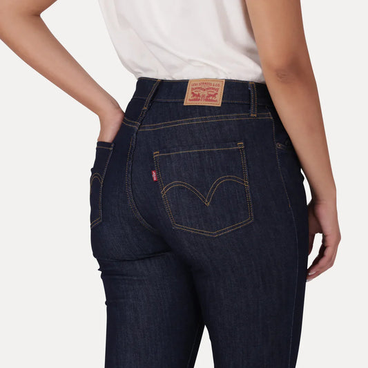LEVI'S® WOMEN'S CURVY SUPER SKINNY - DARK INDIGO - FLAT FINISH