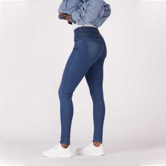 LEVI'S® WOMEN'S CURVY SUPER SKINNY - DARK INDIGO WORN IN