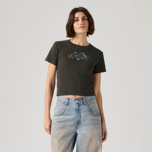 LEVI'S® WOMEN'S GRAPHIC ESSENTIAL SPORTY TEE - MULTI COLOUR