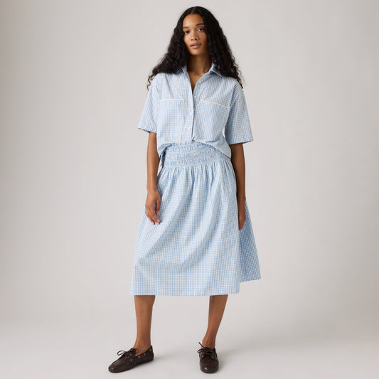 LEVI'S® EVERDEEN MIDI SKIRT - BLUE