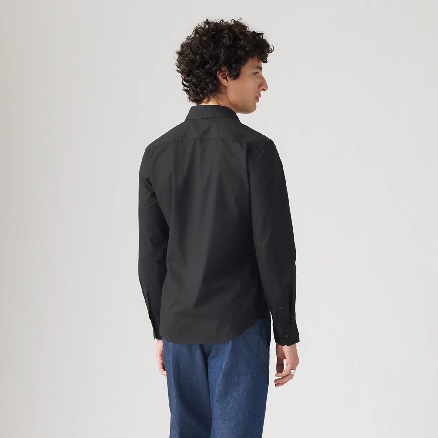 LEVI'S® MEN'S BATTERY HOUSEMARK SLIM FIT SHIRT - BLACK