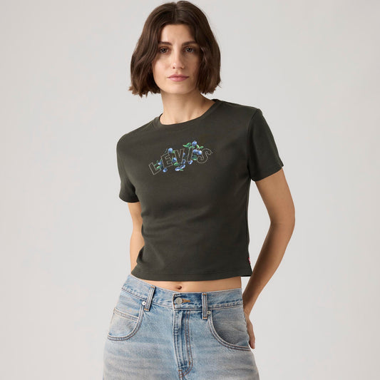 LEVI'S® WOMEN'S GRAPHIC ESSENTIAL SPORTY TEE - MULTI COLOUR