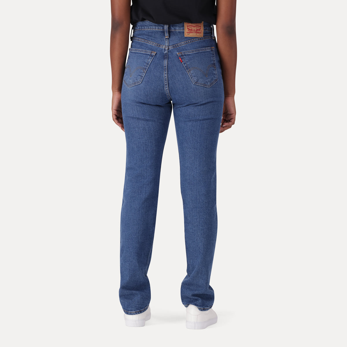 LEVI'S® WOMEN'S 501® ORIGINAL  JEANS - MED INDIGO - WORN IN