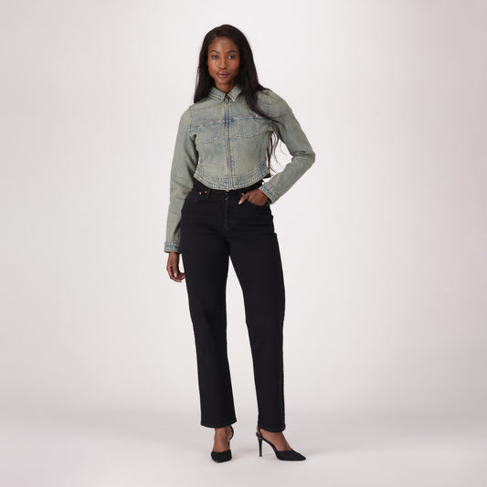 LEVI'S® WOMEN'S 501® CURVE JEANS - MED INDIGO - WORN IN