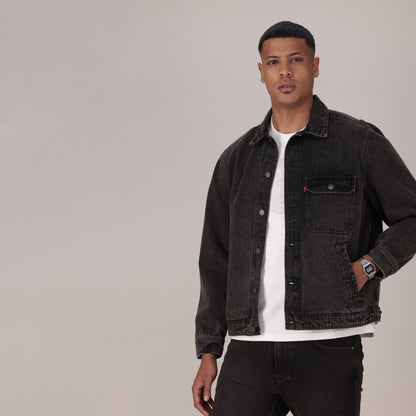 LEVI'S® MEN'S WALNUT SPRINGS TRUCKER JACKET - BROWN