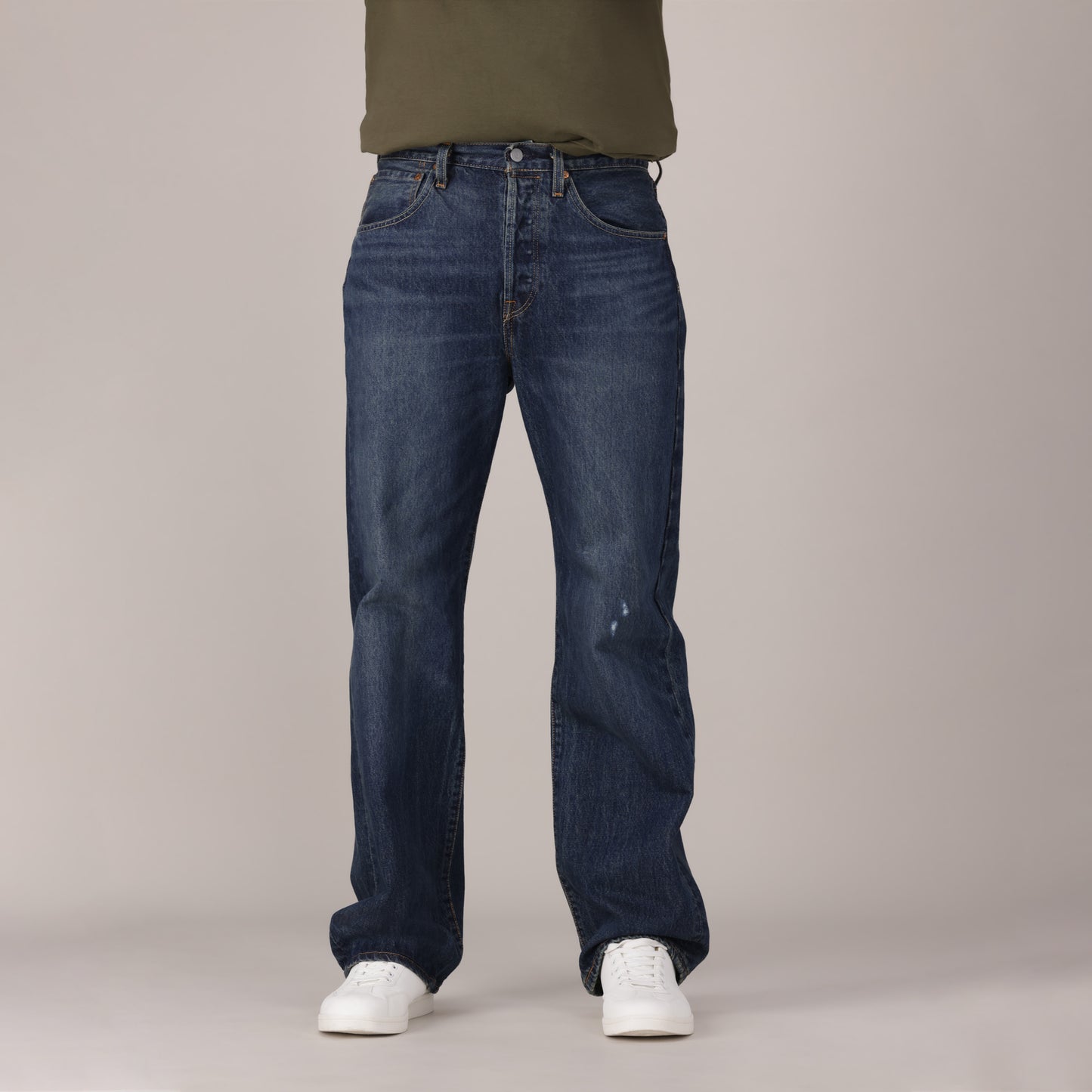 LEVI'S® MEN'S 501® LOOSE JEANS - DARK INDIGO - WORN IN