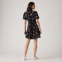 LEVI'S® WOMEN'S GIANNI SHORT-SLEEVE MINI DRESS - MULTI COLOUR
