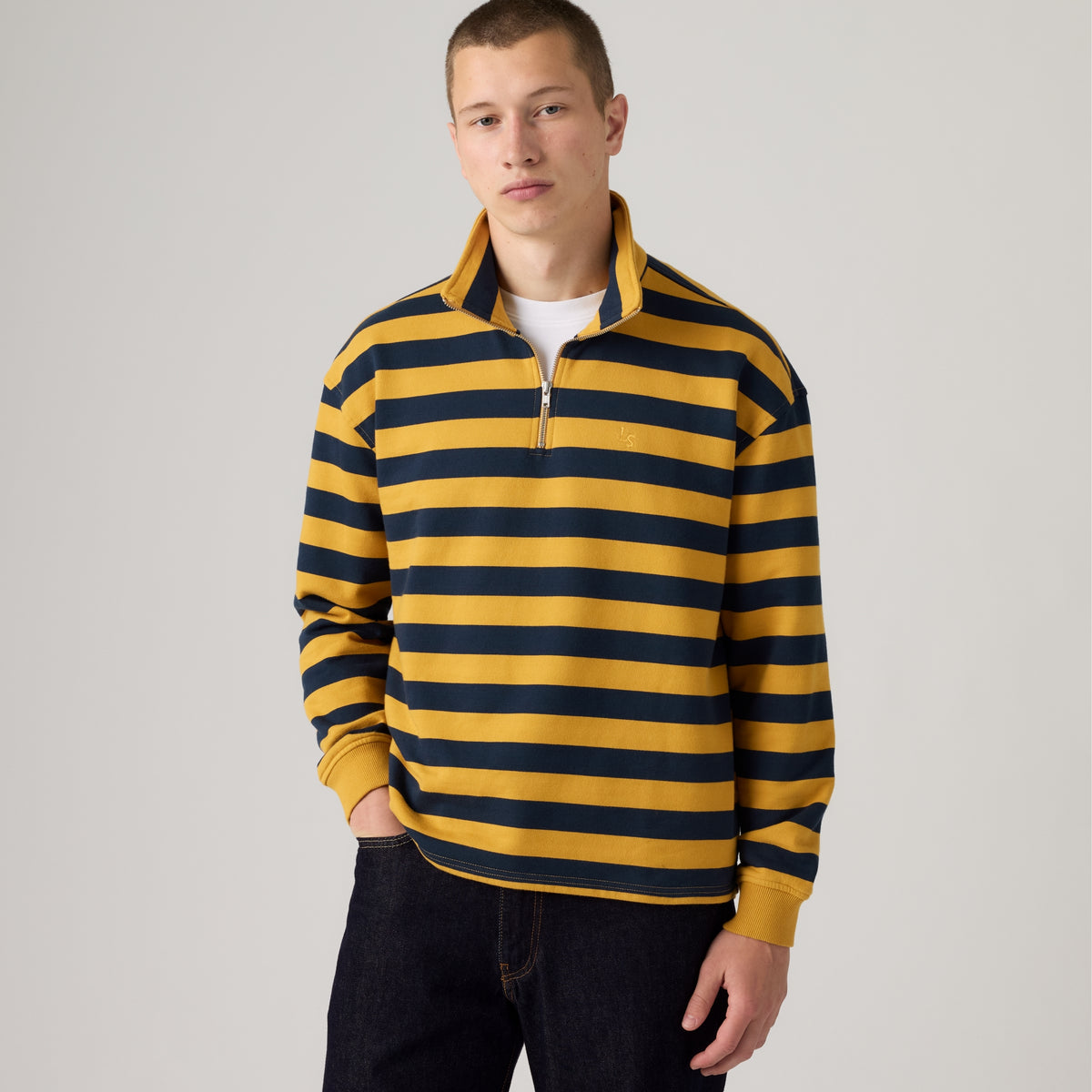 LEVI'S® MEN'S CAMERON QUARTER-ZIP - MULTI-COLOR