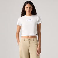 LEVI'S® WOMEN'S GRAPHIC ESSENTIAL SPORTY TEE - WHITE