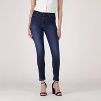 LEVI’S® WOMEN'S 721 HIGH-RISE SKINNY JEANS - DARK INDIGO WORN IN