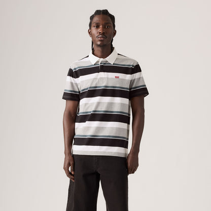 LEVI'S® MEN'S CLASSIC SHORT-SLEEVE RUGBY SHIRT - MULTI-COLOR