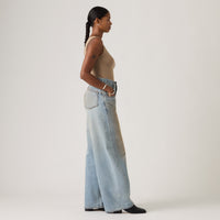 LEVI'S® WOMEN'S SUPER BAGGY BARREL JEANS - MED INDIGO - WORN IN