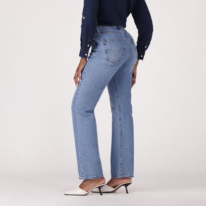 LEVI'S® WOMEN'S 501® CURVE JEANS - MED INDIGO - WORN IN