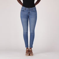LEVI'S® WOMEN'S CURVY SUPER SKINNY - MED INDIGO - WORN IN