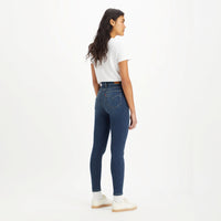 LEVI'S® WOMEN'S RETRO HIGH SKINNY JEANS - DARK INDIGO - WORN IN
