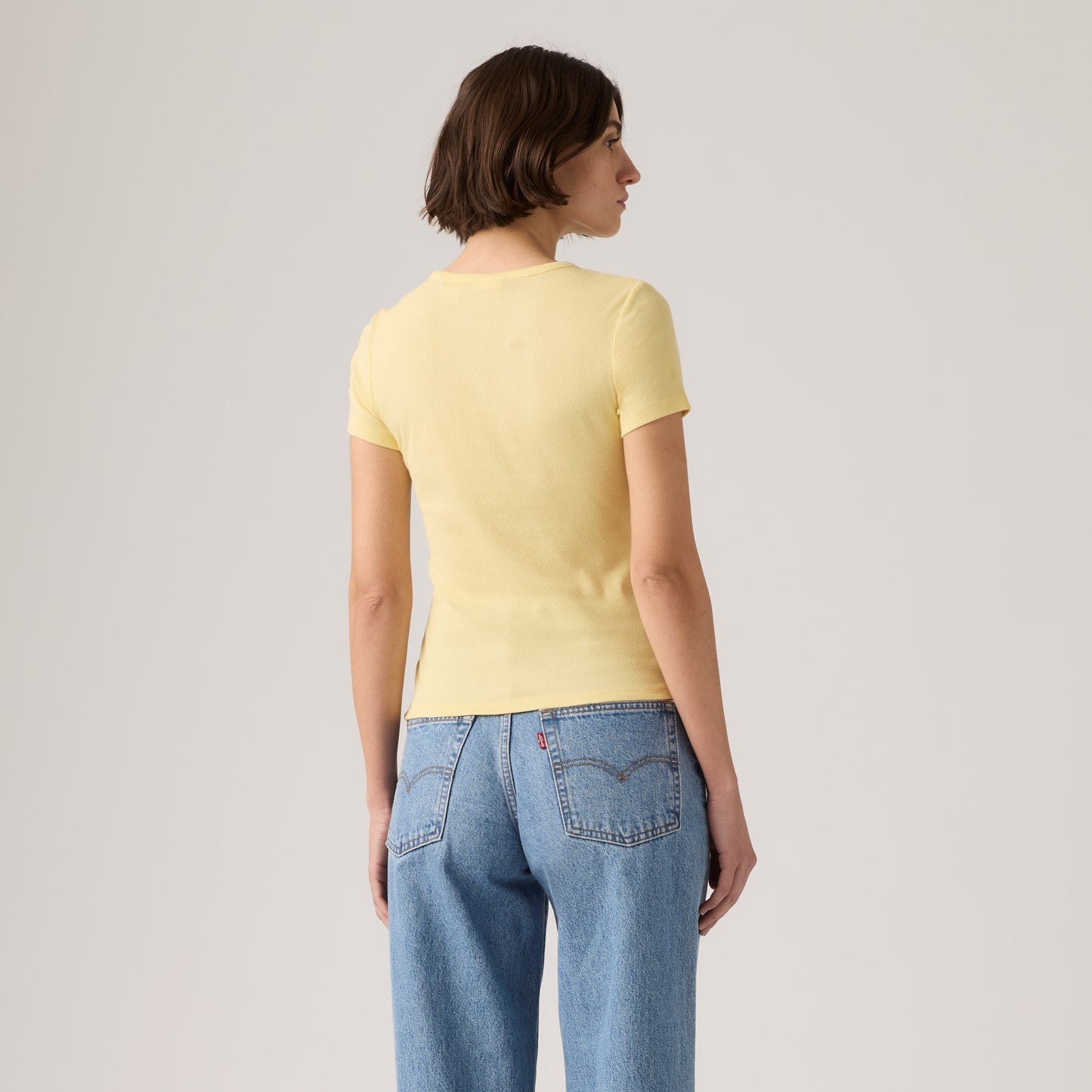 LEVI'S® WOMEN'S HAYES TEE - MED INDIGO - WORN IN