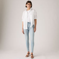 LEVI'S® WOMEN'S RETRO HIGH SKINNY JEANS - MED INDIGO - WORN IN