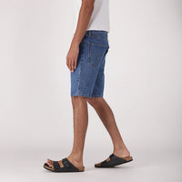 LEVI'S® MEN'S 405 STANDARD SHORTS - MED INDIGO - WORN IN