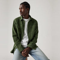 LEVI’S® MEN’S LONG-SLEEVE AUBURN WORKER SHIRT - GREEN