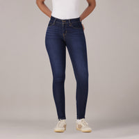 Levi's® Women's Curvy Super Skinny - Med Indigo - Worn In