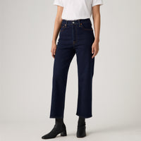 LEVI'S® WOMEN'S RIBCAGE STRAIGHT ANKLE JEANS - BLACK