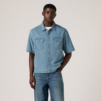 LEVI'S® MEN'S SHORT-SLEEVE BOXY WESTERN SHIRT - MULTI-COLOR