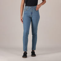 LEVI'S® WOMEN'S 720 HIGH-RISE SUPER SKINNY JEANS - MED INDIGO - WORN IN
