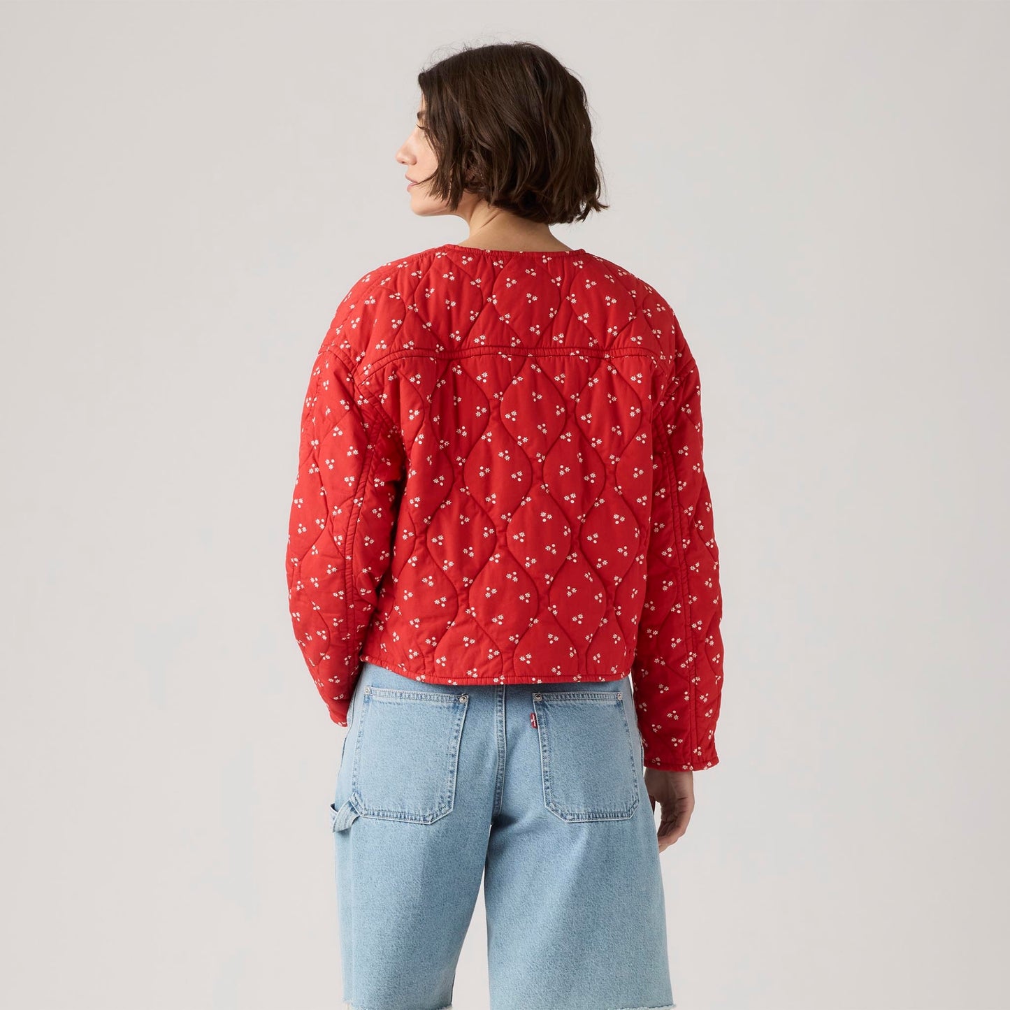 LEVI'S® WOMEN'S JOSIE QUILTED LINER JACKET - RED