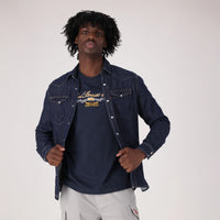 LEVI'S® MEN'S CLASSIC STANDARD FIT WESTERN SHIRT - BLUE