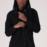 LEVI'S® WOMEN'S TEODORA WESTERN SHIRT - BLACK