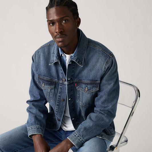 LEVI'S® MEN'S RELAXED TYPE 3 TRUCKER JACKET - MULTI COLOUR