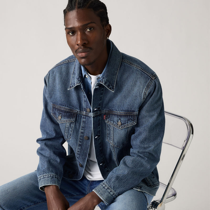 LEVI'S® MEN'S RELAXED TYPE 3 TRUCKER JACKET - MULTI COLOUR