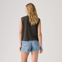 LEVI'S® WOMEN'S GRAPHIC BOXY TANK - BLACK
